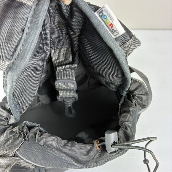 Outward Hound Pet Carrier Backpack Dog Travel Drawstring Closure 40030 Gray - Picture 7 of 13